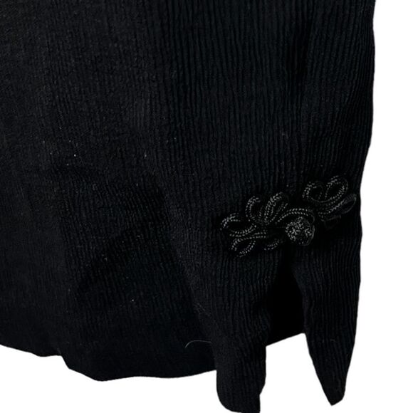 Vintage Via Seta Black Silk Pants - Picture 6 of 6